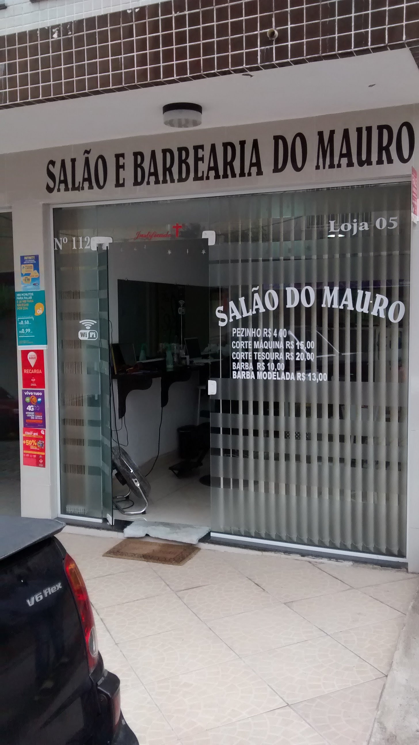 Fachada da Barbershop Mr Mauro em Volta Redonda